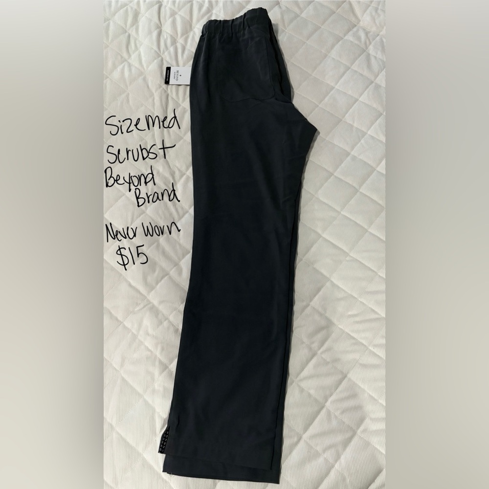 Flared scrub bottoms